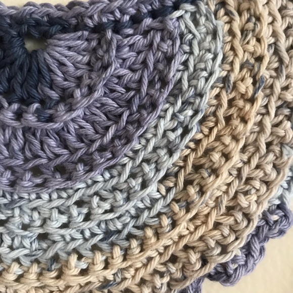 Crochet Bib Handmade - Picture 2 of 4